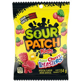 Sour Patch Kids Cherry Blasters 154G case 12 ct - candy